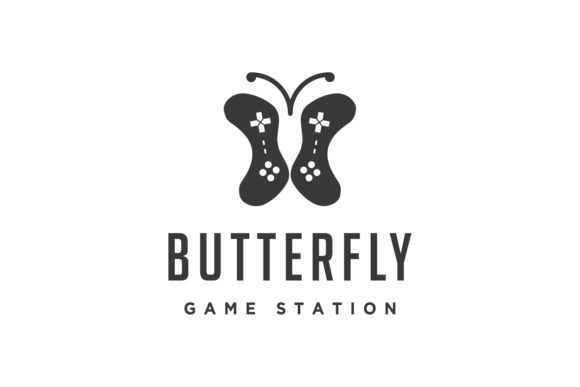 Butterfly Game Logo Design Template for Logos & Graphics That Elevate Content Publishing