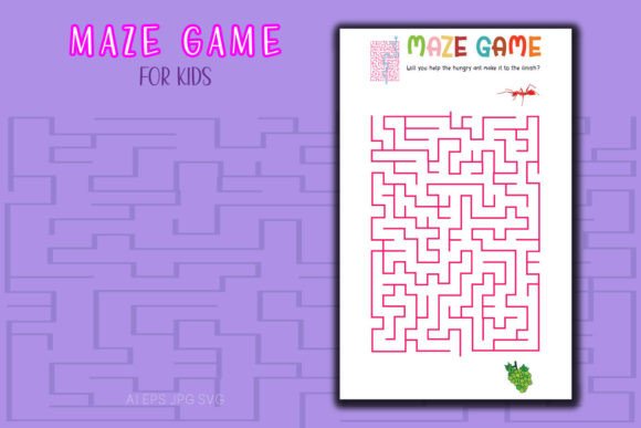 Fun Maze Game Graphics for K Craft Projects