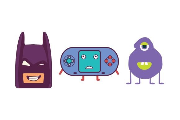Game Equipment Stick Figure Icon Set: Simple Graphics for Playful Editorial Design