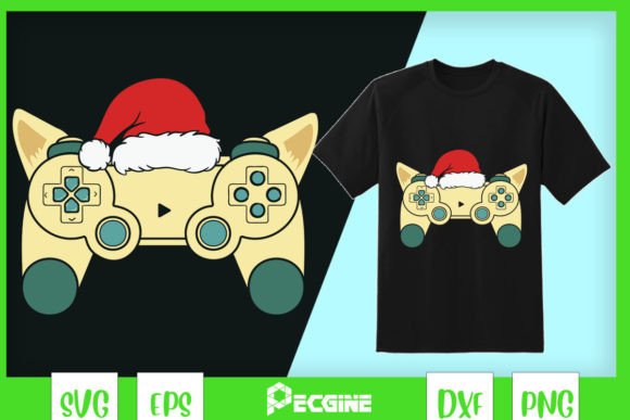 Gamer Indoors Cat Game Controller – A Playful Graphic for Crafty Digital Designs