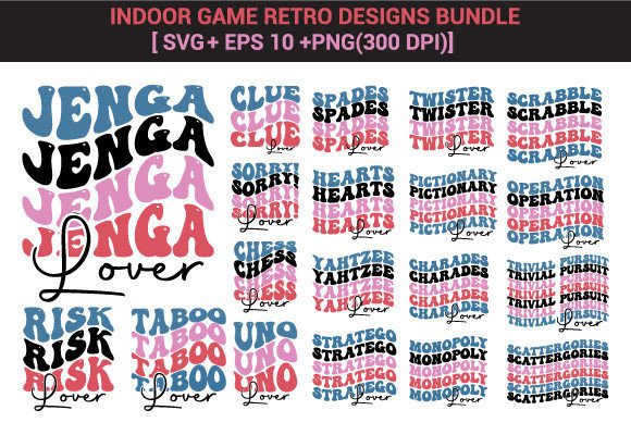Retro Wave SVG Bundle: A Crafts-Friendly Graphics Pack for Playful Branding