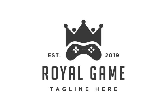 Royal Game Logo Design Template Concept for Local Business Branding