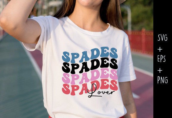 Spades Lover Indoor Game Typo Retro SVG: A Crafty Graphic Design Asset for Content Publishers
