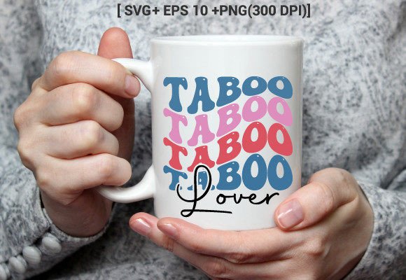 Taboo Lover Indoor Game Typo Retro SVG: Retro-Inspired Graphics for Local Brand Craft